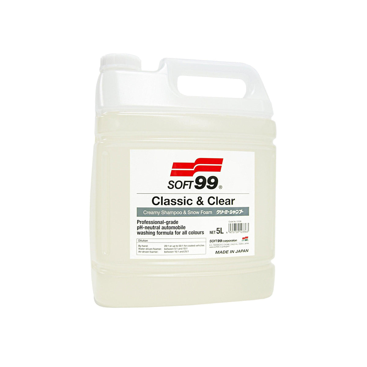 Soft99 pH-Neutral Snow Foam 5L