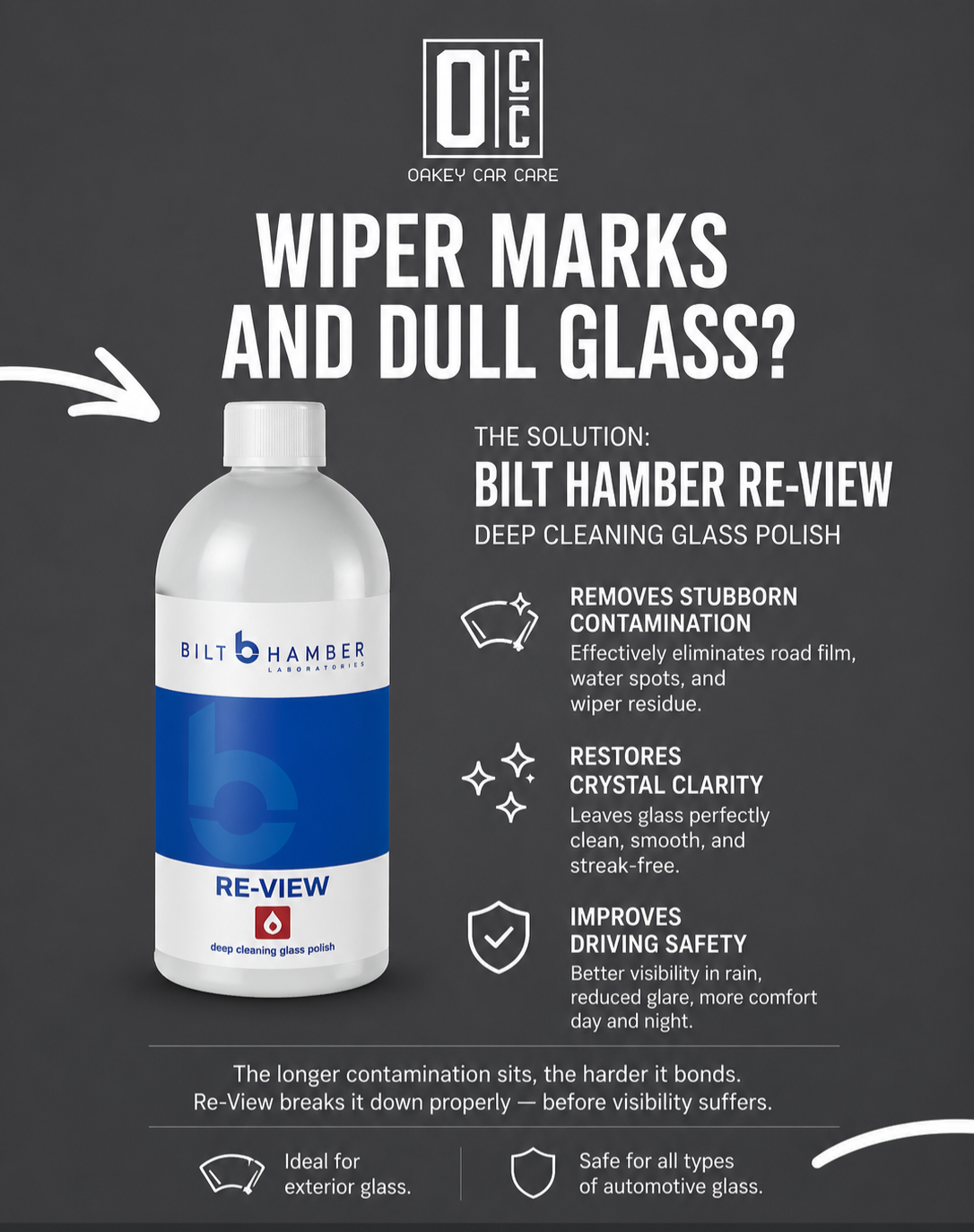 Re-View Deep Cleaning Glass Polish -Heavy Duty Water Spots Remover and more...