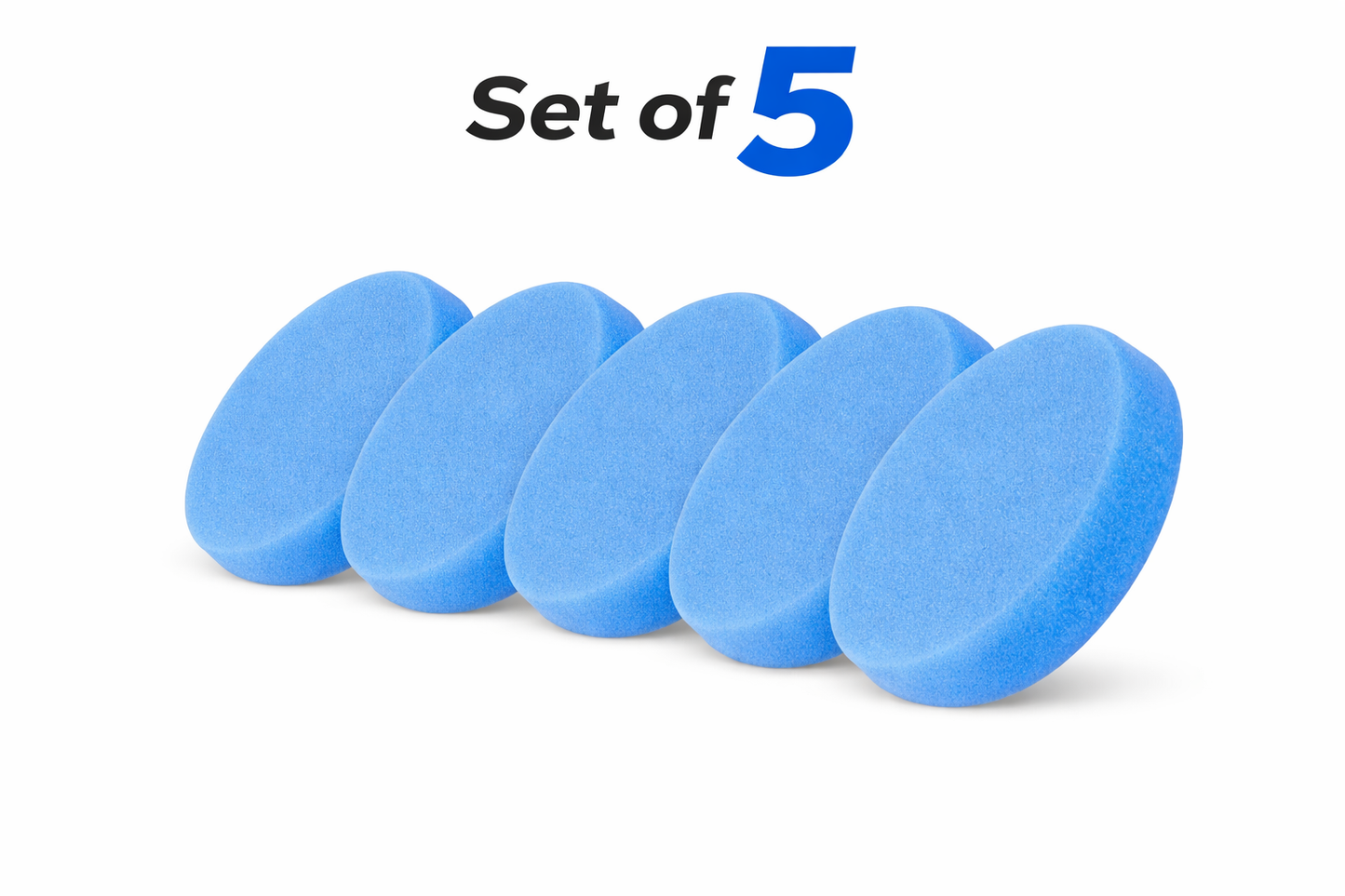 Blue Cutting Polishing Pad 165 X 25 mm Set Of 5
