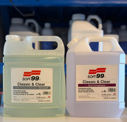 Iron Decon Combo — Soft99 Iron Terminator 4L + pH-Neutral Snow Foam 5L