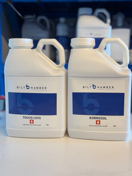 Touch-Less 5L + Korrosol 5L — Trade Pre-Wash & Combo