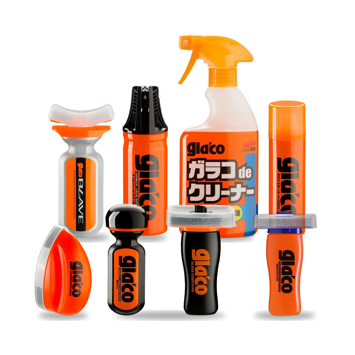 Halloween Glaco Collection – Complete Soft99 Glass Care Set (Limited)