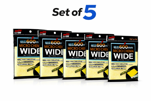 Micro Fiber Chamois WIDE Type x 5 Pack Drying Chamois Towels