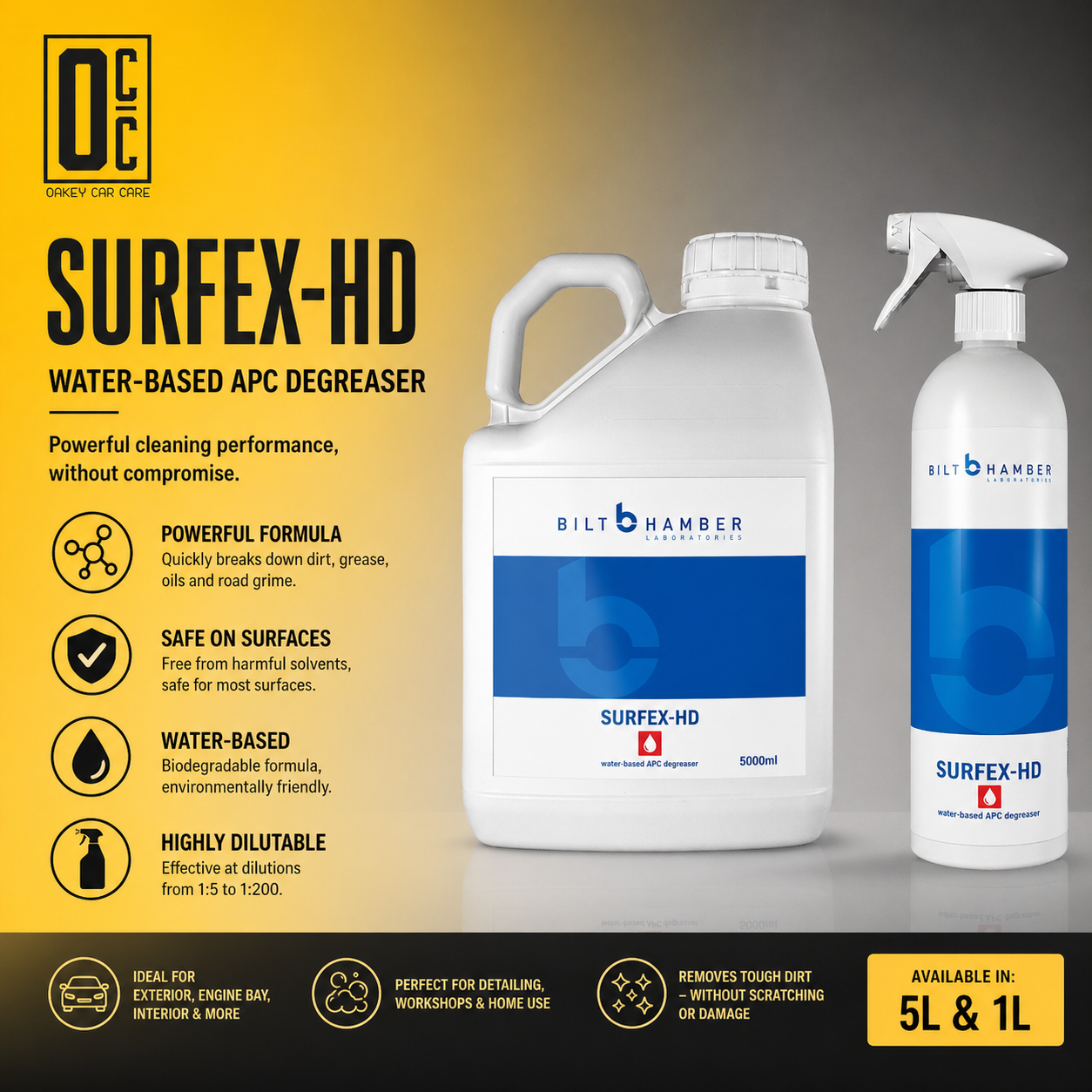 Surfex-HD - BILT HAMBER Multi Purpose Cleaner and Degreaser (APC) 1Litre