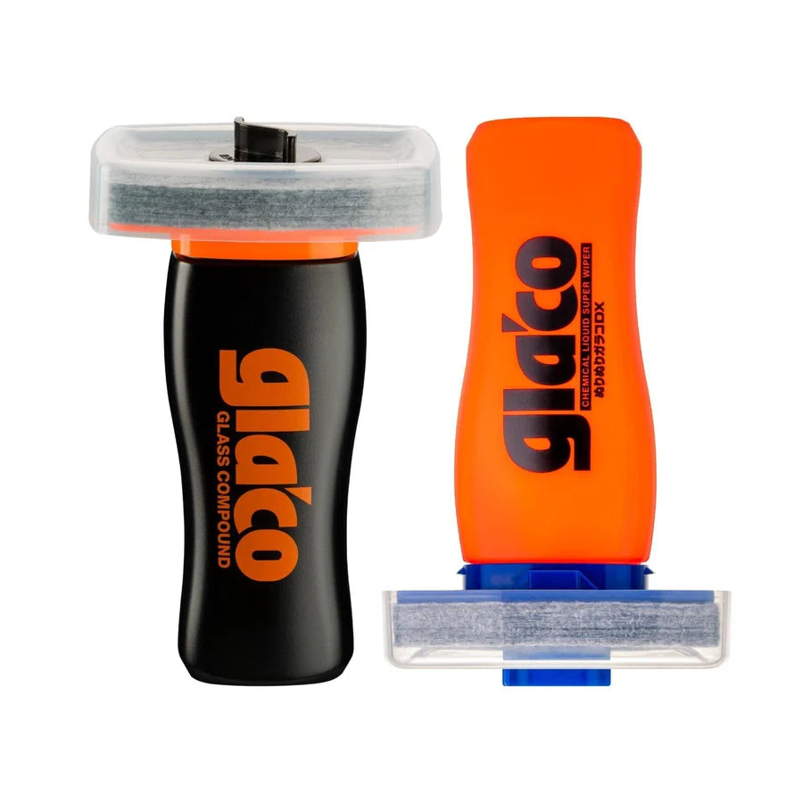 Glaco DX + Glaco Glass Compound Rain Repellent Kit Soft99